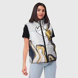 Женский жилет Billie Eilish Gold, цвет: 3D-красный — фото 2