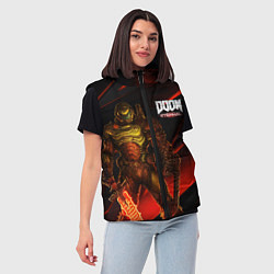 Женский жилет DOOM ETERNAL, цвет: 3D-светло-серый — фото 2