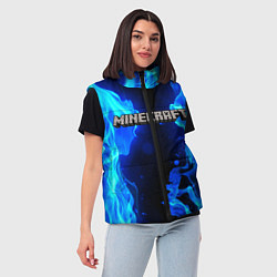 Женский жилет MINECRAFT, цвет: 3D-черный — фото 2
