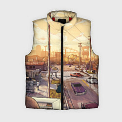 Женский жилет GTA San Andreas, цвет: 3D-красный