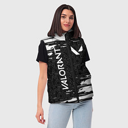 Женский жилет VALORANT ВАЛОРАНТ, цвет: 3D-черный — фото 2