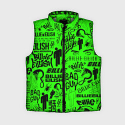 Женский жилет BILLIE EILISH БИЛЛИ АЙЛИШ, цвет: 3D-светло-серый