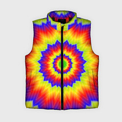 Женский жилет Tie-Dye, цвет: 3D-черный