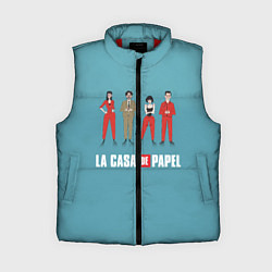 Женский жилет БУМАЖНЫЙ ДОМ, цвет: 3D-красный