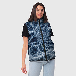 Женский жилет Нервная система, цвет: 3D-светло-серый — фото 2