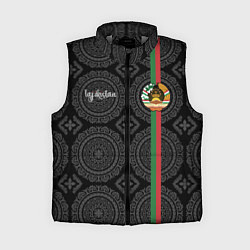 Женский жилет Таджикистан, цвет: 3D-светло-серый