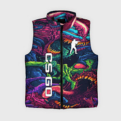 Женский жилет CS GO, цвет: 3D-черный