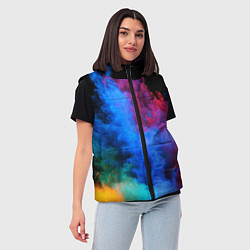 Женский жилет КРАСКИ, цвет: 3D-красный — фото 2