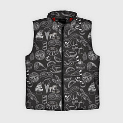 Женский жилет Еда, цвет: 3D-красный