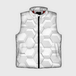 Женский жилет 3D WHITE, цвет: 3D-красный