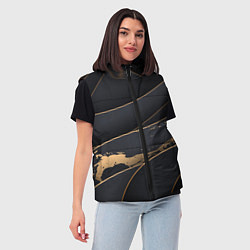 Женский жилет Black gold, цвет: 3D-красный — фото 2