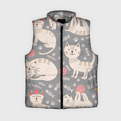 Женский жилет Милые кошечки