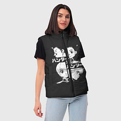 Женский жилет Hunter x Hunter, цвет: 3D-светло-серый — фото 2