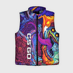 Женский жилет CS GO, цвет: 3D-светло-серый