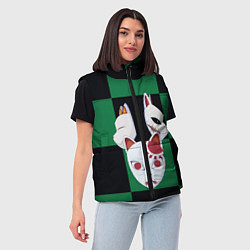 Женский жилет Падшие ученики, выживший лис, цвет: 3D-светло-серый — фото 2