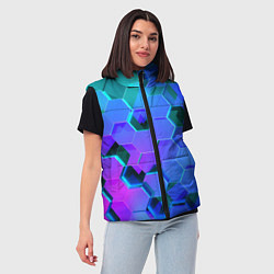 Женский жилет Geometry, цвет: 3D-красный — фото 2