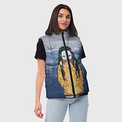 Женский жилет Незуко, цвет: 3D-черный — фото 2