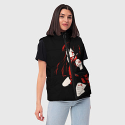 Женский жилет Убийца Акаме, цвет: 3D-красный — фото 2