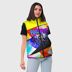 Женский жилет FORTNITE NEW SEASON 2020, цвет: 3D-черный — фото 2