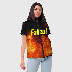 Женский жилет FALLOUT ФЭЛЛАУТ, цвет: 3D-красный — фото 2