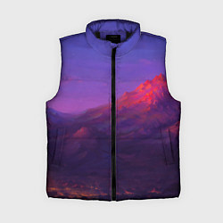 Женский жилет Горы, цвет: 3D-черный
