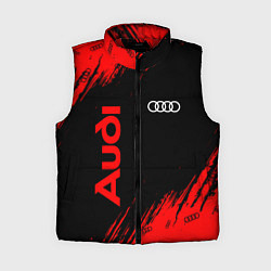 Женский жилет AUDI АУДИ, цвет: 3D-красный