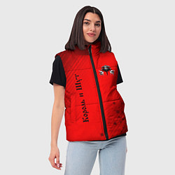 Женский жилет КОРОЛЬ И ШУТ, цвет: 3D-красный — фото 2