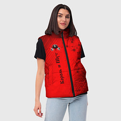 Женский жилет КОРОЛЬ И ШУТ, цвет: 3D-красный — фото 2