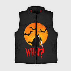 Женский жилет What Cat Halloween, цвет: 3D-красный