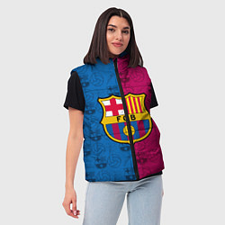 Женский жилет FC BARCELONA, цвет: 3D-красный — фото 2