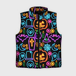 Женский жилет Halloween, цвет: 3D-черный