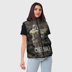 Женский жилет Спецназ России, цвет: 3D-светло-серый — фото 2