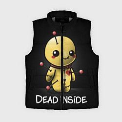 Женский жилет DEAD INSIDE, цвет: 3D-светло-серый