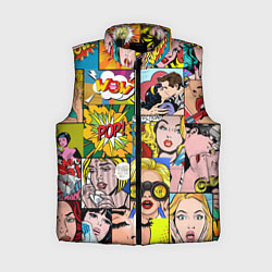 Женский жилет Pop Art, цвет: 3D-черный