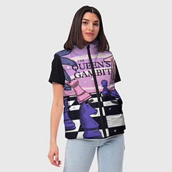 Женский жилет The Queens Gambit, цвет: 3D-черный — фото 2