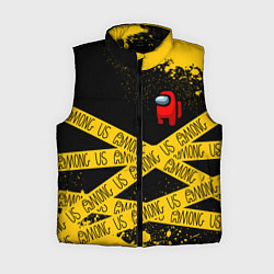 Женский жилет AMONG US Амонг Ас, цвет: 3D-черный