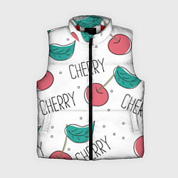 Женский жилет Вишенки Cherry, цвет: 3D-красный