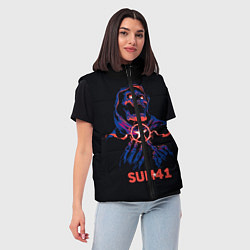 Женский жилет Sum 41 череп, цвет: 3D-светло-серый — фото 2