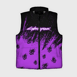 Женский жилет Cyberpunk neon, цвет: 3D-светло-серый