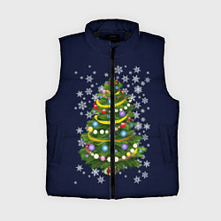 Женский жилет Новогодняя Ёлка