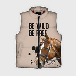 Женский жилет Be wild be free, цвет: 3D-красный