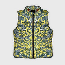 Женский жилет УЗОР , ФУТУРИЗМ,, цвет: 3D-красный