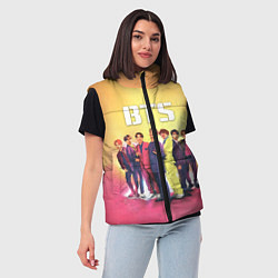 Женский жилет BTS, цвет: 3D-черный — фото 2