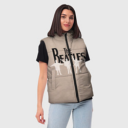 Женский жилет The Beatles, цвет: 3D-черный — фото 2