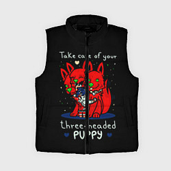 Женский жилет Hades Загрей и милый цербер, цвет: 3D-черный