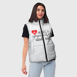 Женский жилет Не все супергерои в плащах, цвет: 3D-черный — фото 2