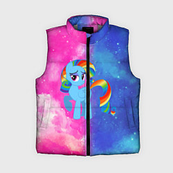 Женский жилет Радуга Дэш