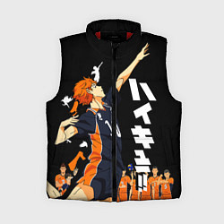 Женский жилет ВОЛЕЙБОЛ!! HAIKYUU!!, цвет: 3D-красный