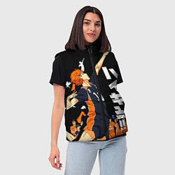 Женский жилет ВОЛЕЙБОЛ!! HAIKYUU!!, цвет: 3D-светло-серый — фото 2