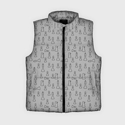 Женский жилет Шахматы